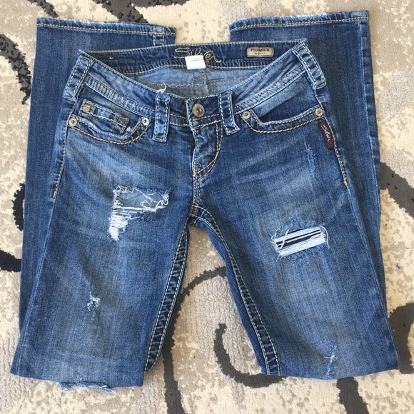 Silver Jeans Denim - Silver Pioneer Bootcut Jeans Size 26